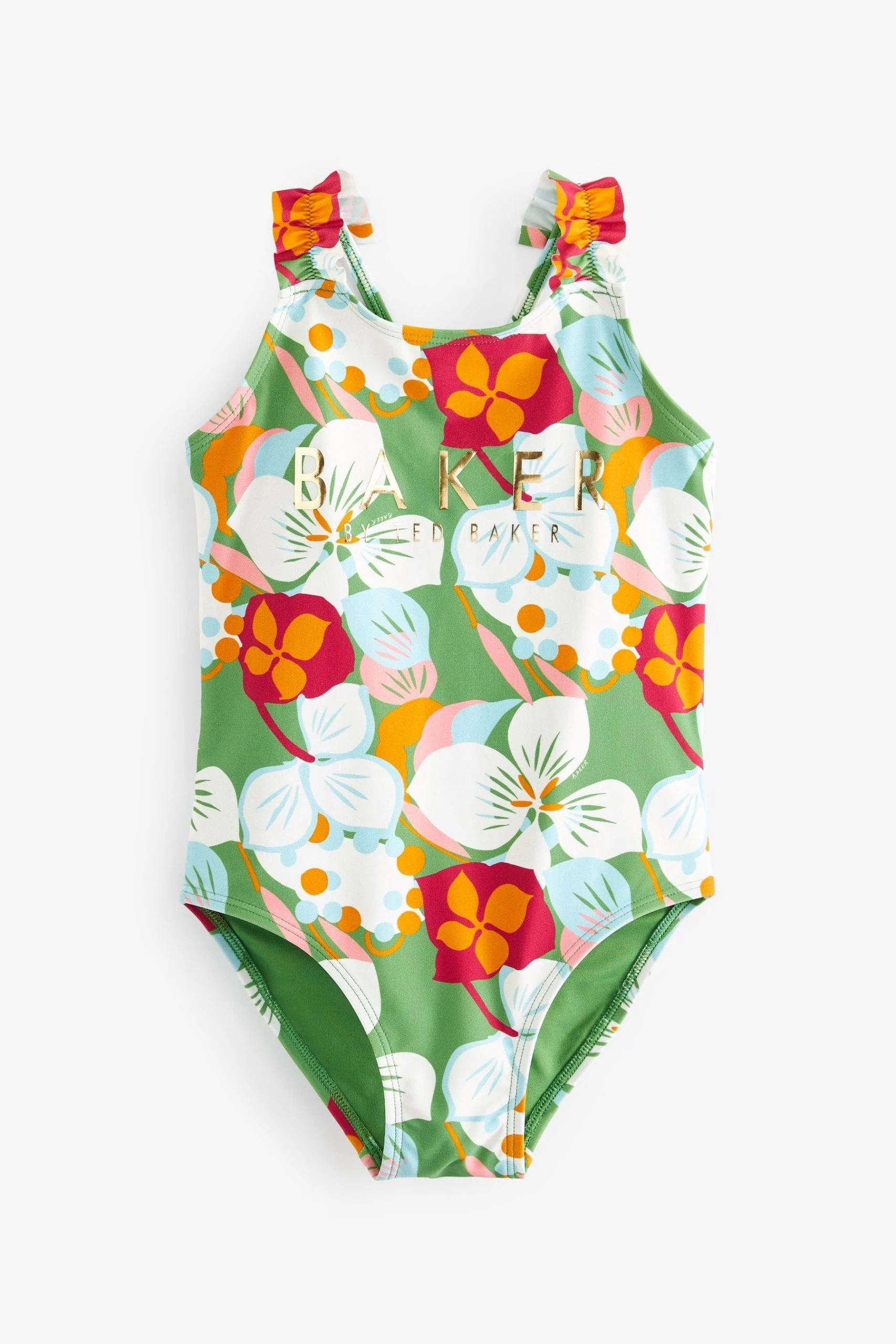 Baker By Ted Baker Green Printed Swimsuit 3 Baker By Ted Baker Green Printed Swimsuit