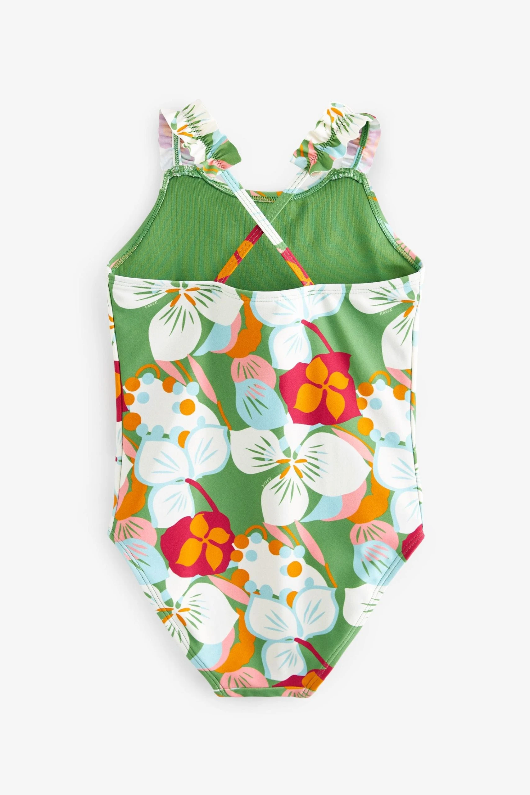 Baker By Ted Baker Green Printed Swimsuit 4 Baker By Ted Baker Green Printed Swimsuit - Image 2
