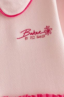 Baker By Ted Baker Pink & Red Colourblock Dress 18 Baker By Ted Baker Pink & Red Colourblock Dress -Angel & Rocket Shop C56433s8