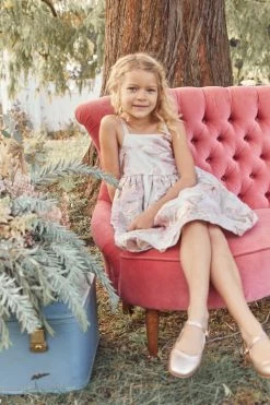 Next Jacquard Party Dress (6-16yrs) -Angel & Rocket Shop C57 408s4