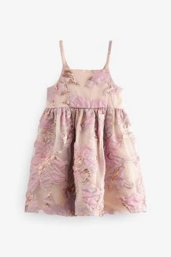 Next Jacquard Party Dress (6-16yrs) -Angel & Rocket Shop C57 408s5