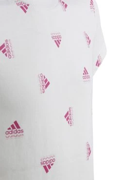 Adidas Junior Brand Love Print Cotton T-Shirt -Angel & Rocket Shop C58191s5
