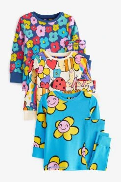 Next Pyjamas 3 Pack (9mths-16yrs) -Angel & Rocket Shop C61969s3