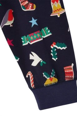 Joules Blue Festive Kipwell Pyjama Set 12 Joules Blue Festive Kipwell Pyjama Set -Angel & Rocket Shop C65518s5