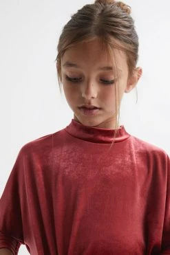 Reiss Esme Velvet Tie Side Dress -Angel & Rocket Shop C65589s4