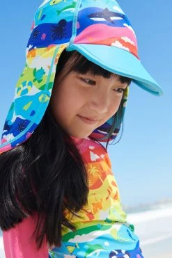 Little Bird By Jools Oliver Sunsafe Swim Set With Hat -Angel & Rocket Shop C69664s5