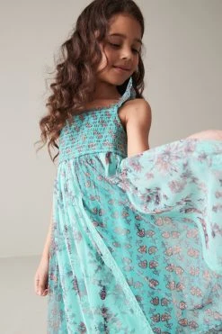 Next Mesh Strappy Midi Dress (3-16yrs) 13 Next Mesh Strappy Midi Dress (3-16yrs) -Angel & Rocket Shop C71 882s4