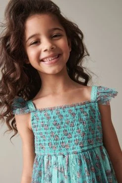 Next Mesh Strappy Midi Dress (3-16yrs) 14 Next Mesh Strappy Midi Dress (3-16yrs) -Angel & Rocket Shop C71 882s5