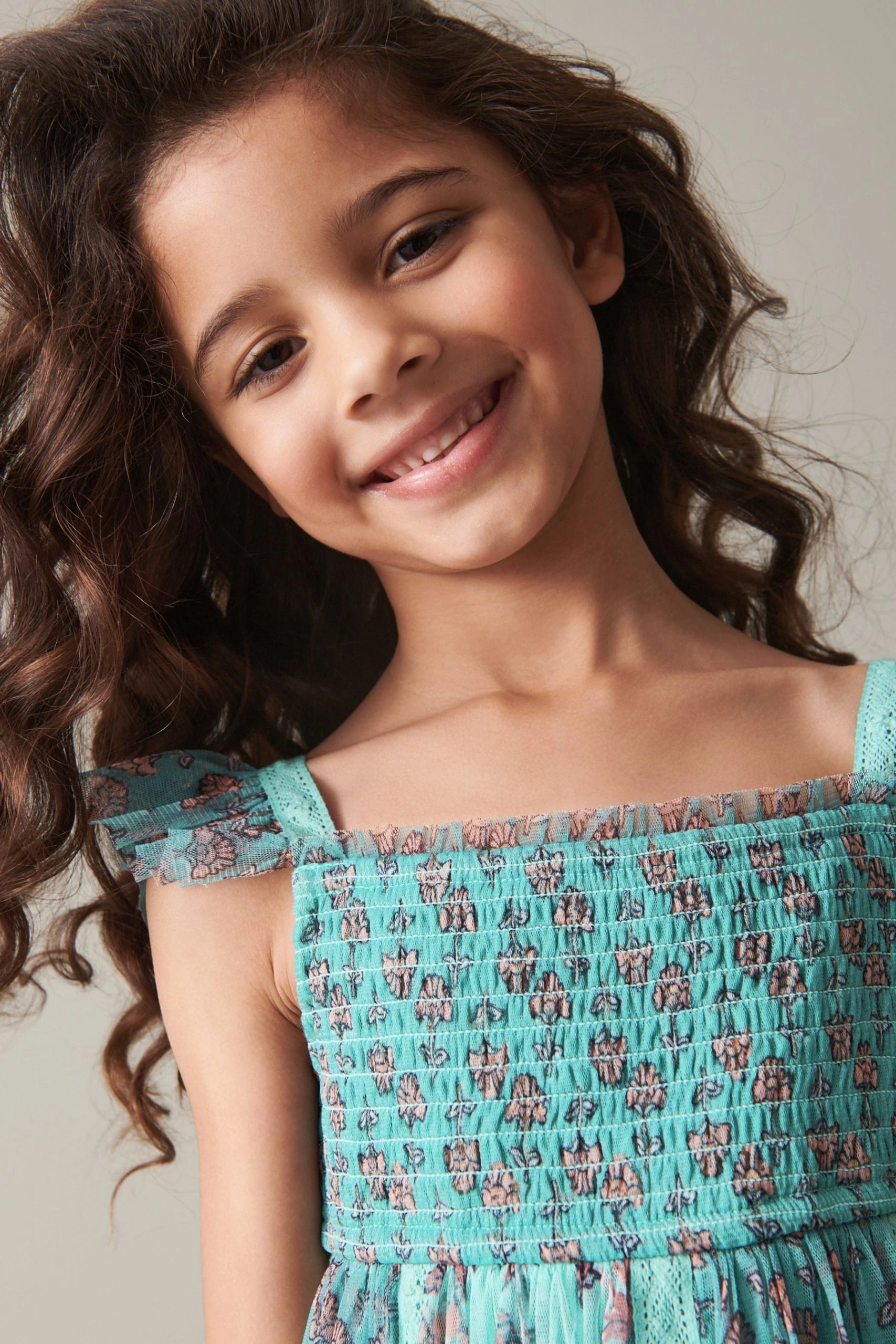 Next Mesh Strappy Midi Dress (3-16yrs) 8 Next Mesh Strappy Midi Dress (3-16yrs) - Image 6