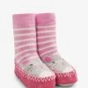 Jojo Maman Bebe JoJo Maman Bébé Mouse Moccasin Slipper Socks -Angel & Rocket Shop C79 429s