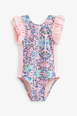 Baker By Ted Baker Pink Butterfly Swimsuit