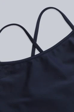 Animal Kids Navy Blue Dive In Recycled Reversible Tankini -Angel & Rocket Shop C81704s6