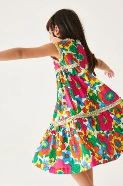 Little Bird By Jools Oliver Rainbow Tiered Dress -Angel & Rocket Shop C84799s2