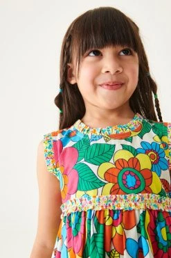Little Bird By Jools Oliver Rainbow Tiered Dress -Angel & Rocket Shop C84799s4
