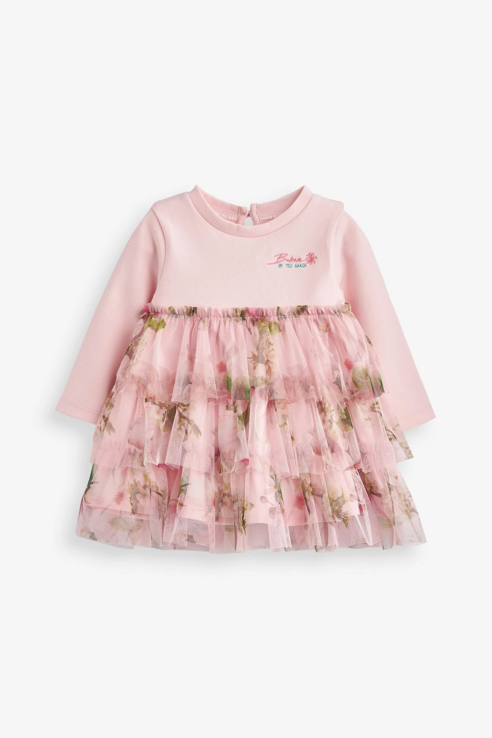 Baker By Ted Baker Pink Mesh Skirt Dress 3 Baker By Ted Baker Pink Mesh Skirt Dress