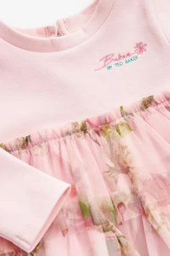 Baker By Ted Baker Pink Mesh Skirt Dress 7 Baker By Ted Baker Pink Mesh Skirt Dress -Angel & Rocket Shop C87595s3