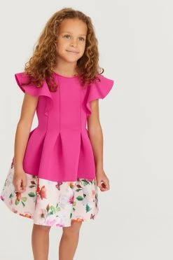 Baker By Ted Baker Pink Scuba Dress