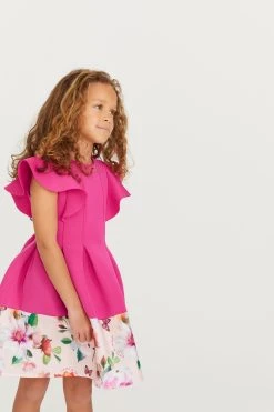 Baker By Ted Baker Pink Scuba Dress -Angel & Rocket Shop C88524s5