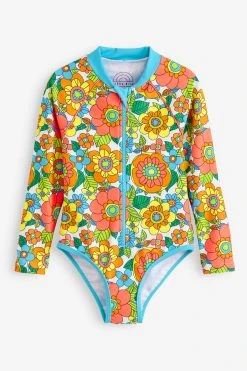 Little Bird By Jools Oliver Floral Longsleeve Swimsuit 13 Little Bird By Jools Oliver Floral Longsleeve Swimsuit -Angel & Rocket Shop C89453s10