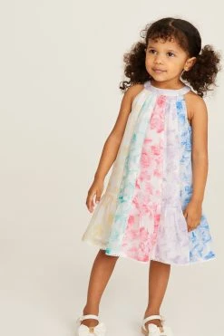 Baker By Ted Baker Multicolour Glitch Print Dress