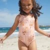 Next Ruched Sleeves Swimsuit (3mths-12yrs) -Angel & Rocket Shop C92 006s