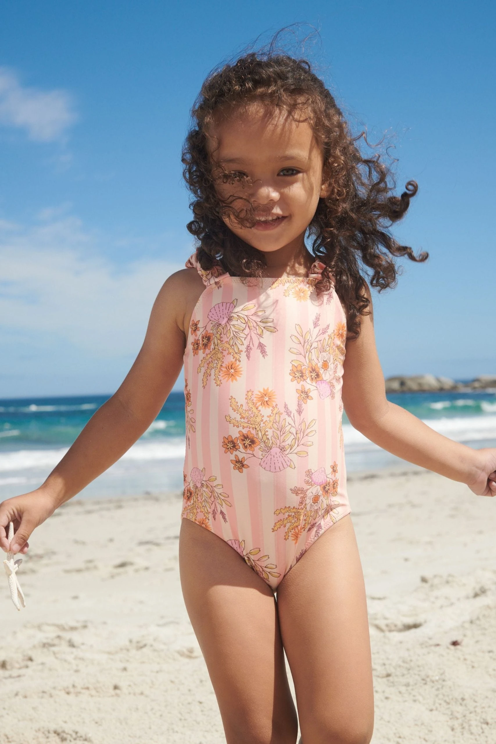 Next Ruched Sleeves Swimsuit (3mths-12yrs) 3 Next Ruched Sleeves Swimsuit (3mths-12yrs)