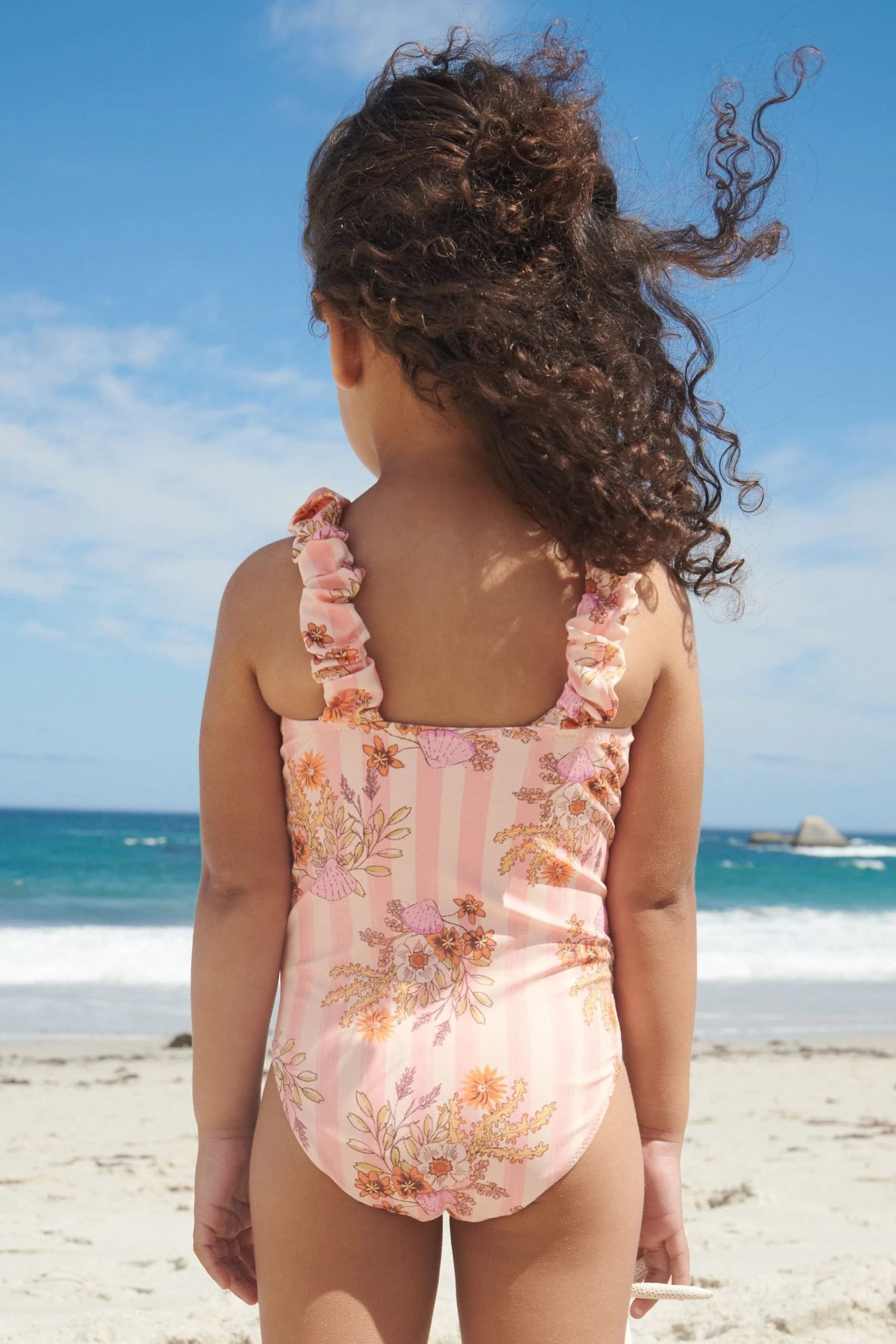 Next Ruched Sleeves Swimsuit (3mths-12yrs) 5 Next Ruched Sleeves Swimsuit (3mths-12yrs) - Image 3