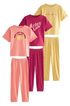 Next Jogger Pyjamas 3 Pack (3-16yrs) -Angel & Rocket Shop C92085s5