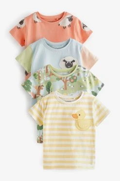 Next Short Sleeve T-Shirts 4 Pack (3mths-7yrs)