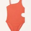 Abercrombie & Fitch Asymmetric Cutout Swimsuit