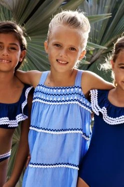 Sunuva Blue Ric Rac Swimsuit 8 Sunuva Blue Ric Rac Swimsuit -Angel & Rocket Shop C98293s2