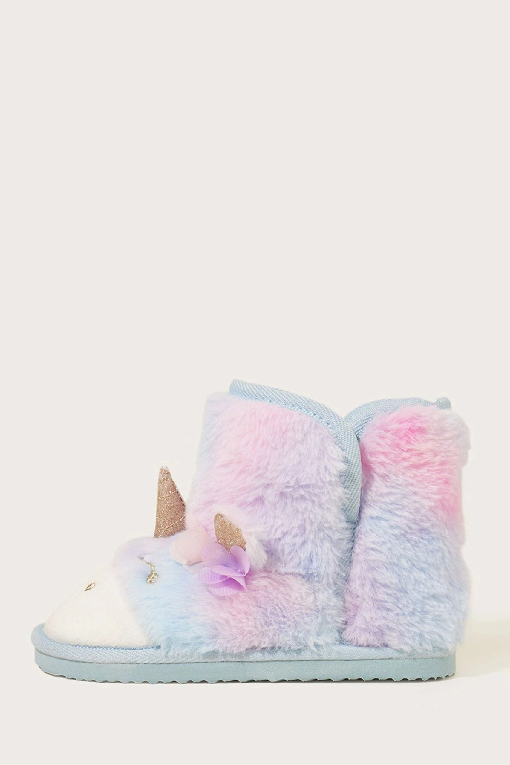 Monsoon Pink Unicorn Slipper Boots 3 Monsoon Pink Unicorn Slipper Boots