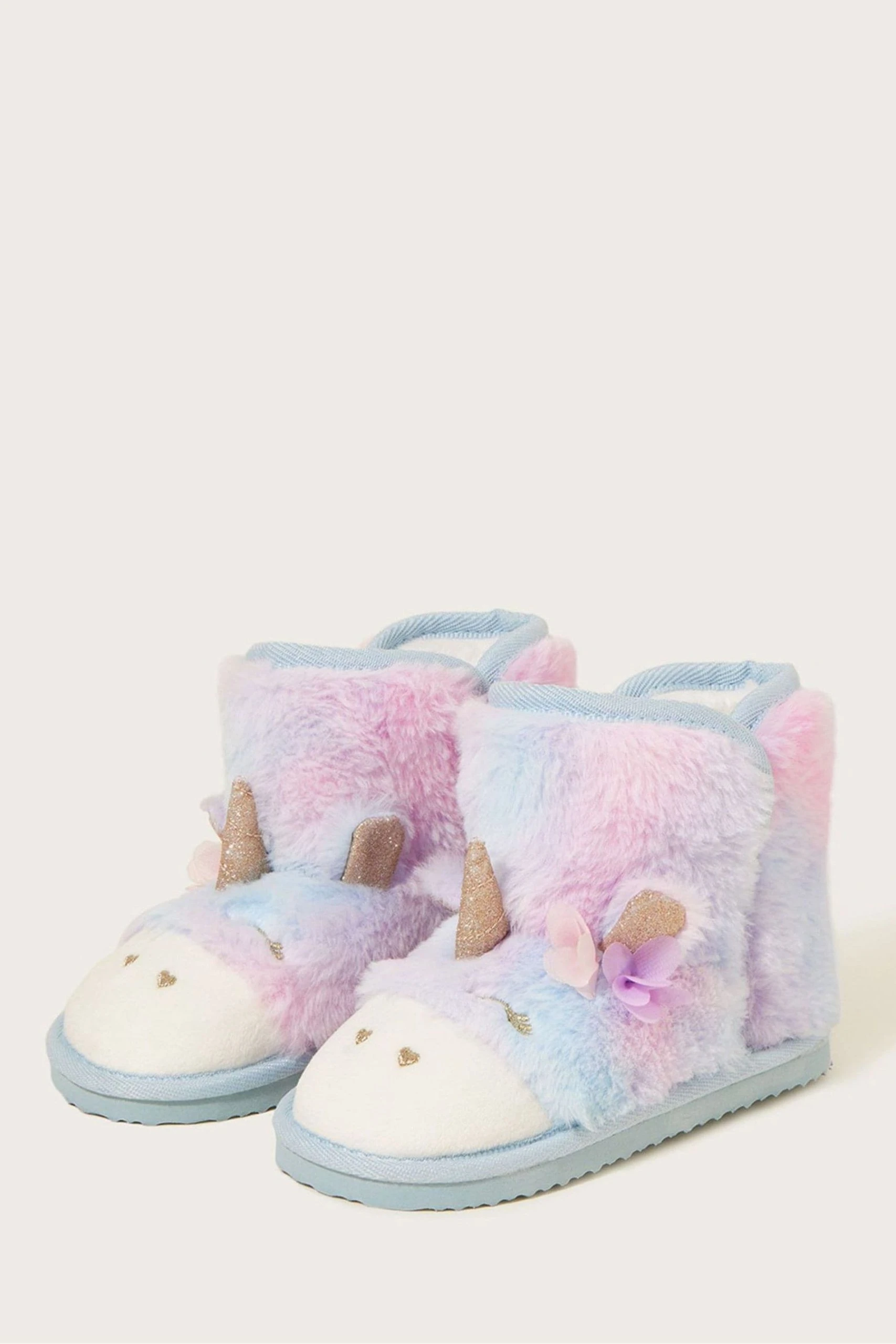 Monsoon Pink Unicorn Slipper Boots 4 Monsoon Pink Unicorn Slipper Boots - Image 2