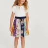 Baker By Ted Baker Pleated Mockable Dress -Angel & Rocket Shop C99620s