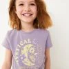 Next Lilac Purple Celestial T-Shirt (3-16yrs) 2 Next Lilac Purple Celestial T-Shirt (3-16yrs) -Angel & Rocket Shop C99805s