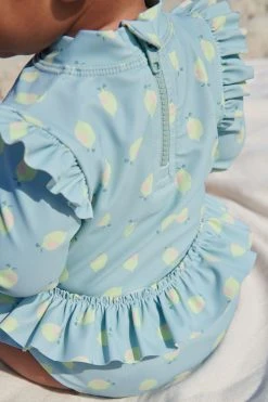 Next Mineral Blue Newborn 2 Piece Sunsafe Swim Set (0mths-3yrs) -Angel & Rocket Shop D00 169s3