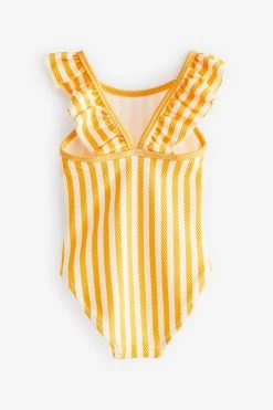 Next Yellow Frill Sleeved Swimsuit (3mths-7yrs) 13 Next Yellow Frill Sleeved Swimsuit (3mths-7yrs) -Angel & Rocket Shop D00 172s6