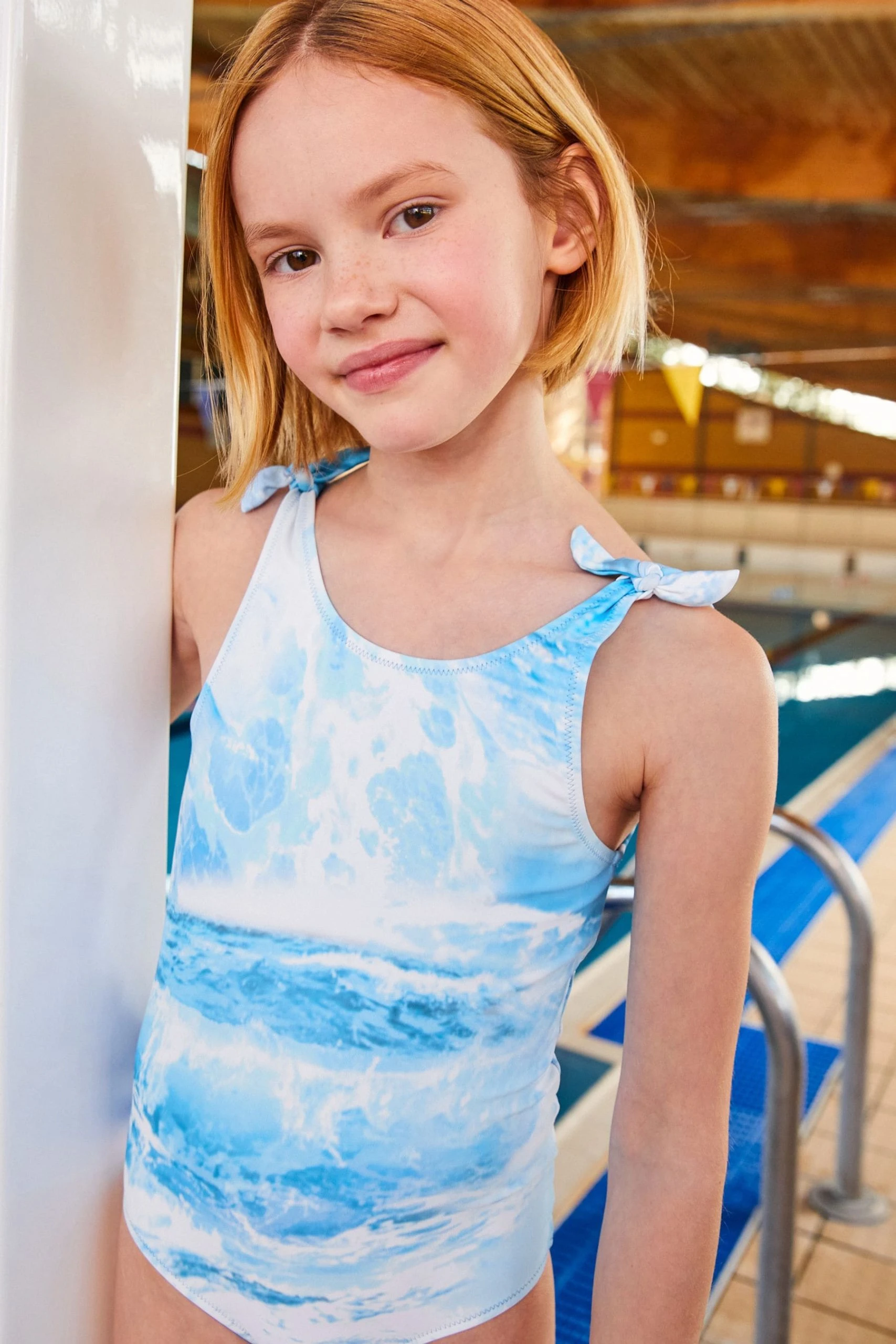 Next Tie Shoulder Swimsuit (3-16yrs) 3 Next Tie Shoulder Swimsuit (3-16yrs)