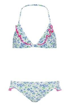 Sunuva Blue Vintage Ditsy Bikini -Angel & Rocket Shop D04 405s3