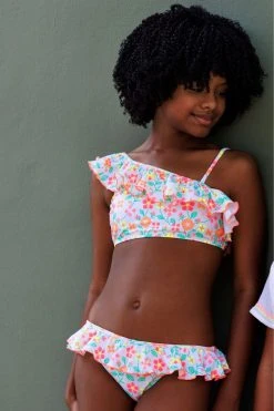 Sunuva Yellow Floral Stitch Bikini