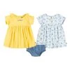 Levi's® Baby Yellow And Floral Print Logo Dress 2 Levi's® Baby Yellow And Floral Print Logo Dress -Angel & Rocket Shop D06228s