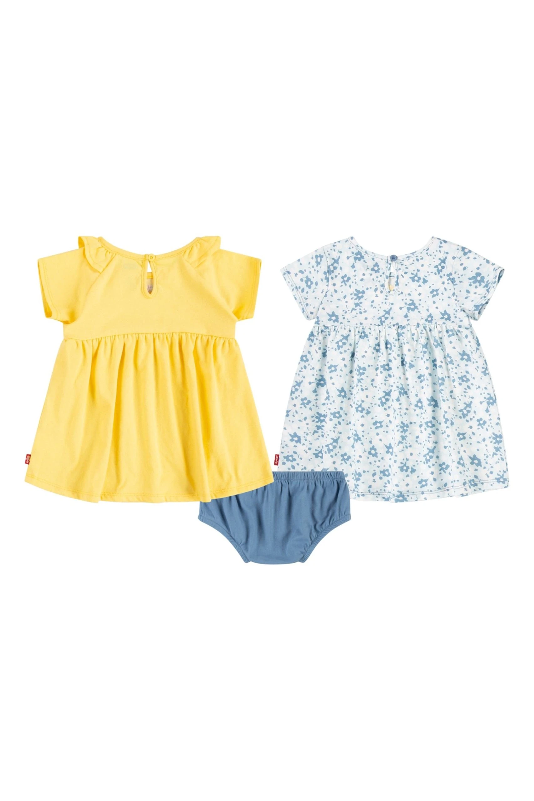 Levi's® Baby Yellow And Floral Print Logo Dress 4 Levi's® Baby Yellow And Floral Print Logo Dress - Image 2