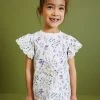 Next Broderie Frill Sleeve T-Shirt (3-16yrs) -Angel & Rocket Shop D09 219s
