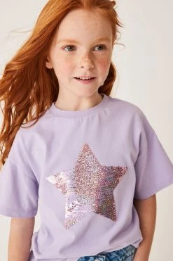 Next Short Sleeve Sequin T-Shirt (3-16yrs)