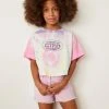 Next Pink/Purple Boxy Tie Dye Cosmic T-Shirt (3-16yrs) -Angel & Rocket Shop D09236s