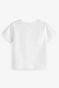 Next Scallop Cotton T-Shirt (3mths-7yrs) -Angel & Rocket Shop D14 197s9