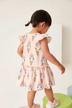 Next Short Sleeve Peplum Jersey Dress (3mths-7yrs) -Angel & Rocket Shop D14 249s3