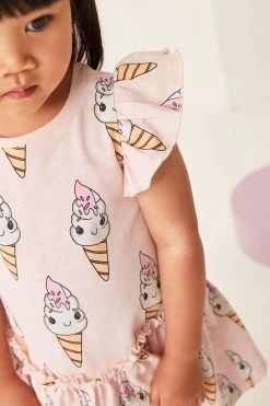 Next Short Sleeve Peplum Jersey Dress (3mths-7yrs) -Angel & Rocket Shop D14 249s4