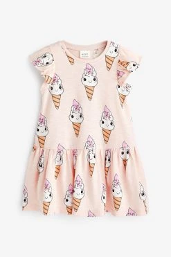 Next Short Sleeve Peplum Jersey Dress (3mths-7yrs) -Angel & Rocket Shop D14 249s5