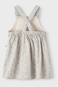 Lil Atelier Multi Daisy Pinafore Dress -Angel & Rocket Shop D15389s2